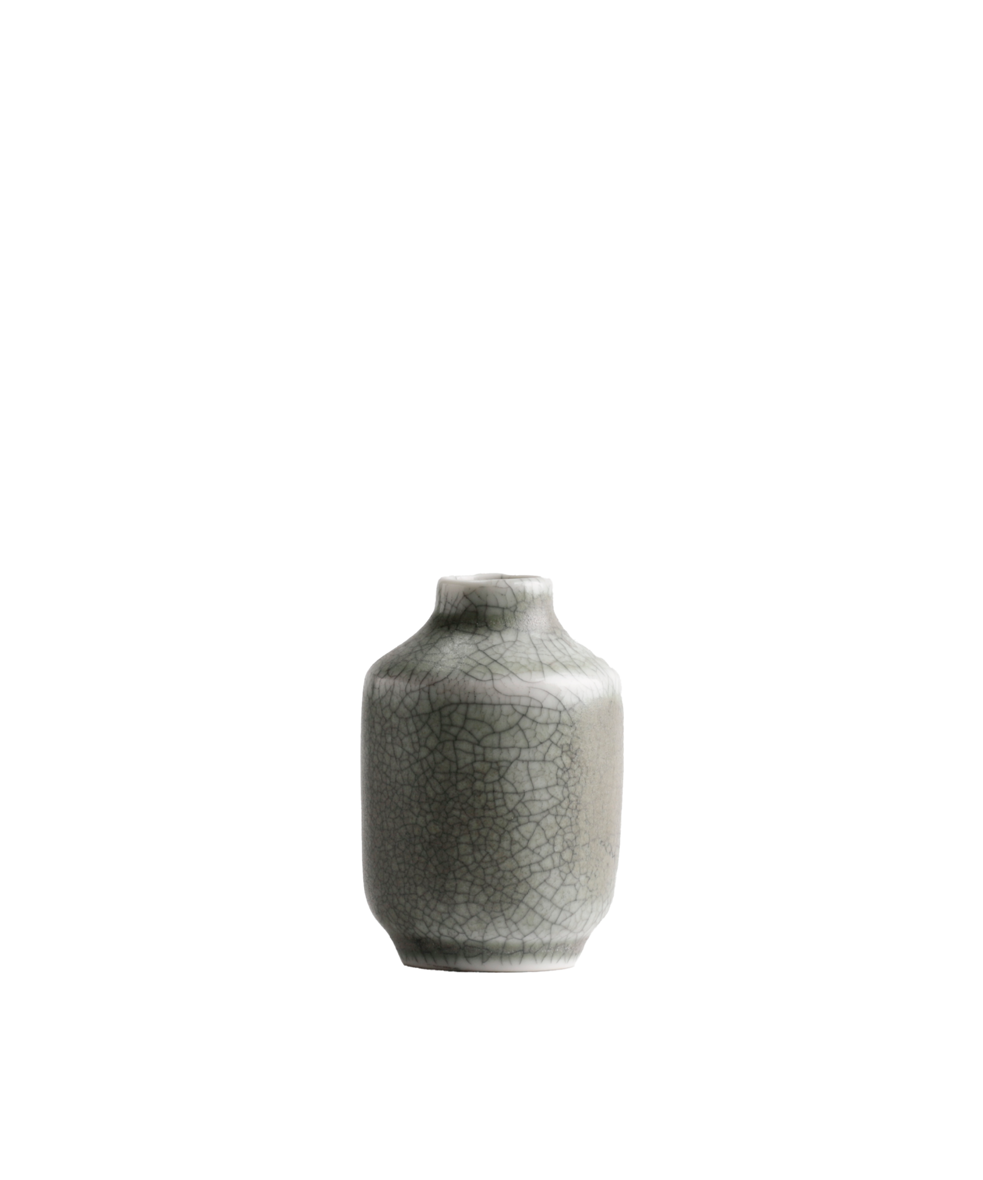 涙壺 - 切溜型 墨流