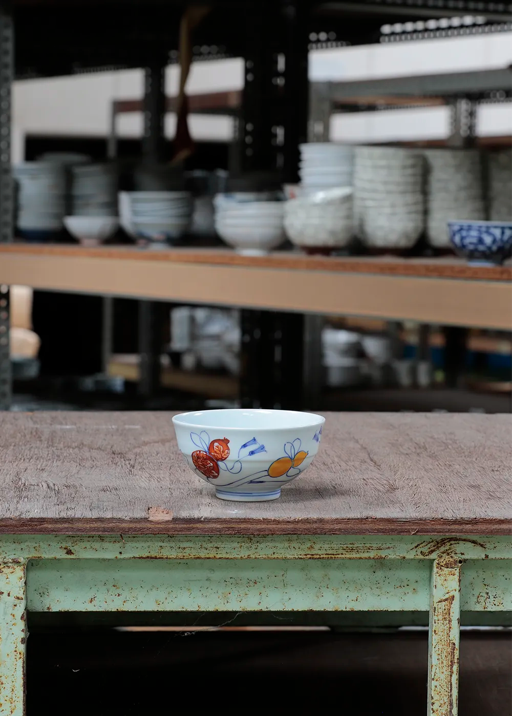 六瓢文 飯碗 小 B品アウトレット 2555