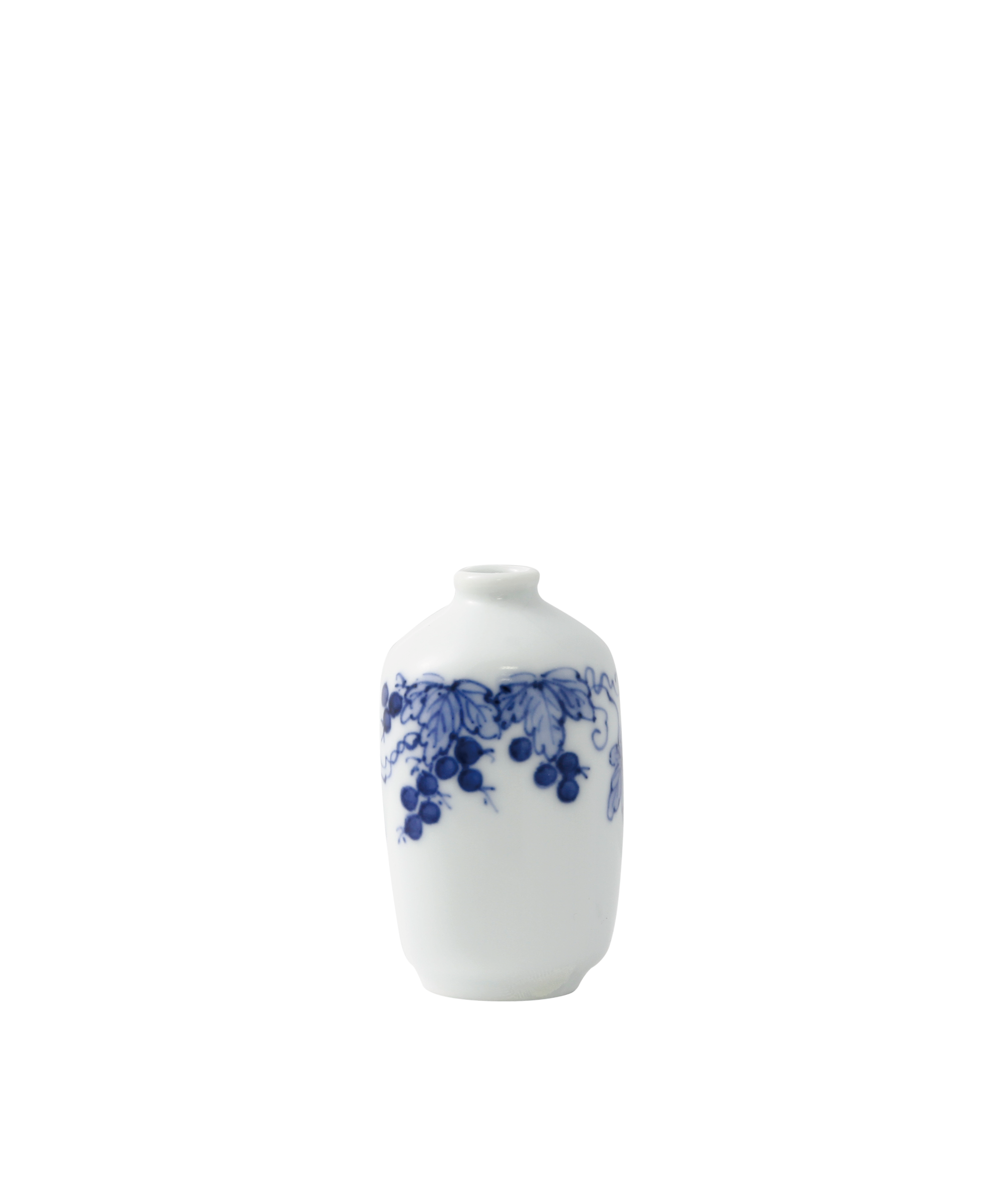 涙壺 - 勢高型 染付