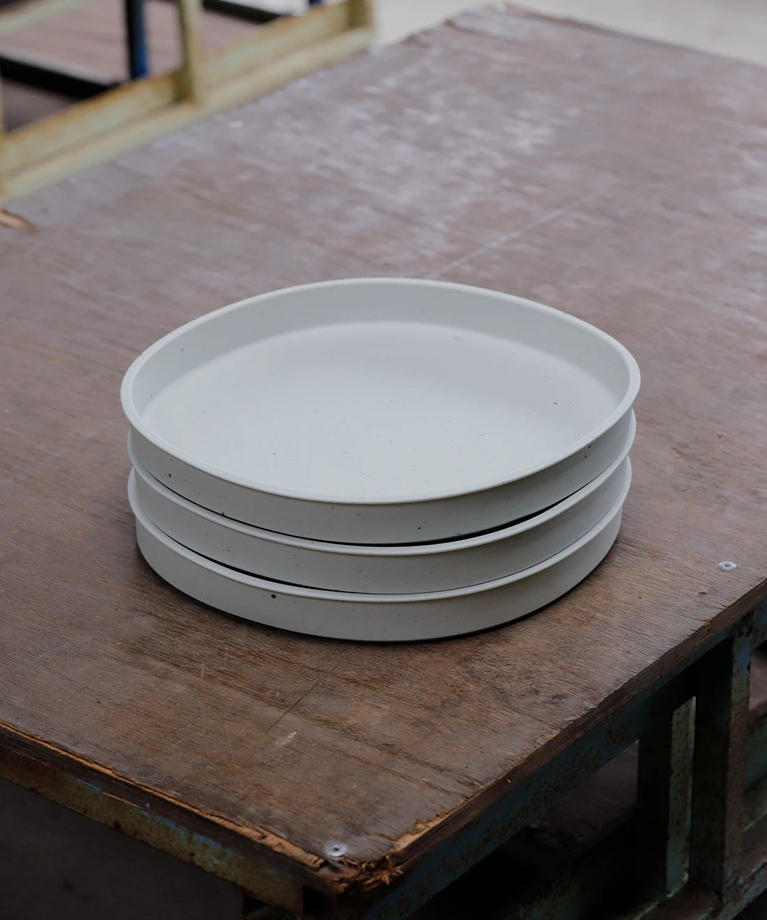 terra - square plate natural (アウトレット)