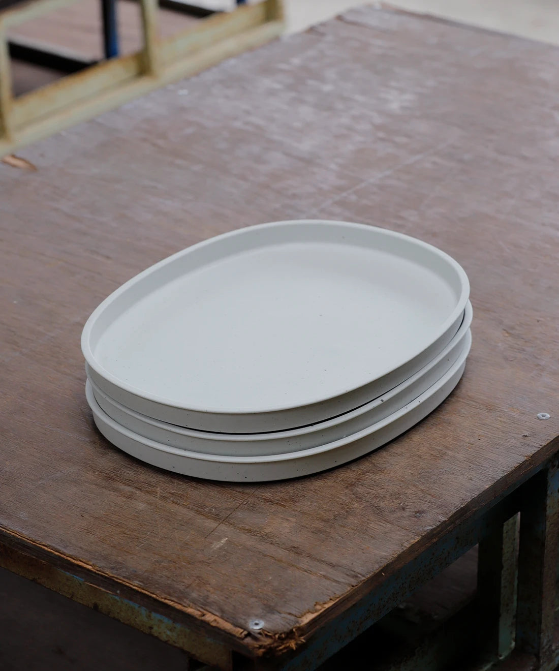 terra - oval plate natural (アウトレット)
