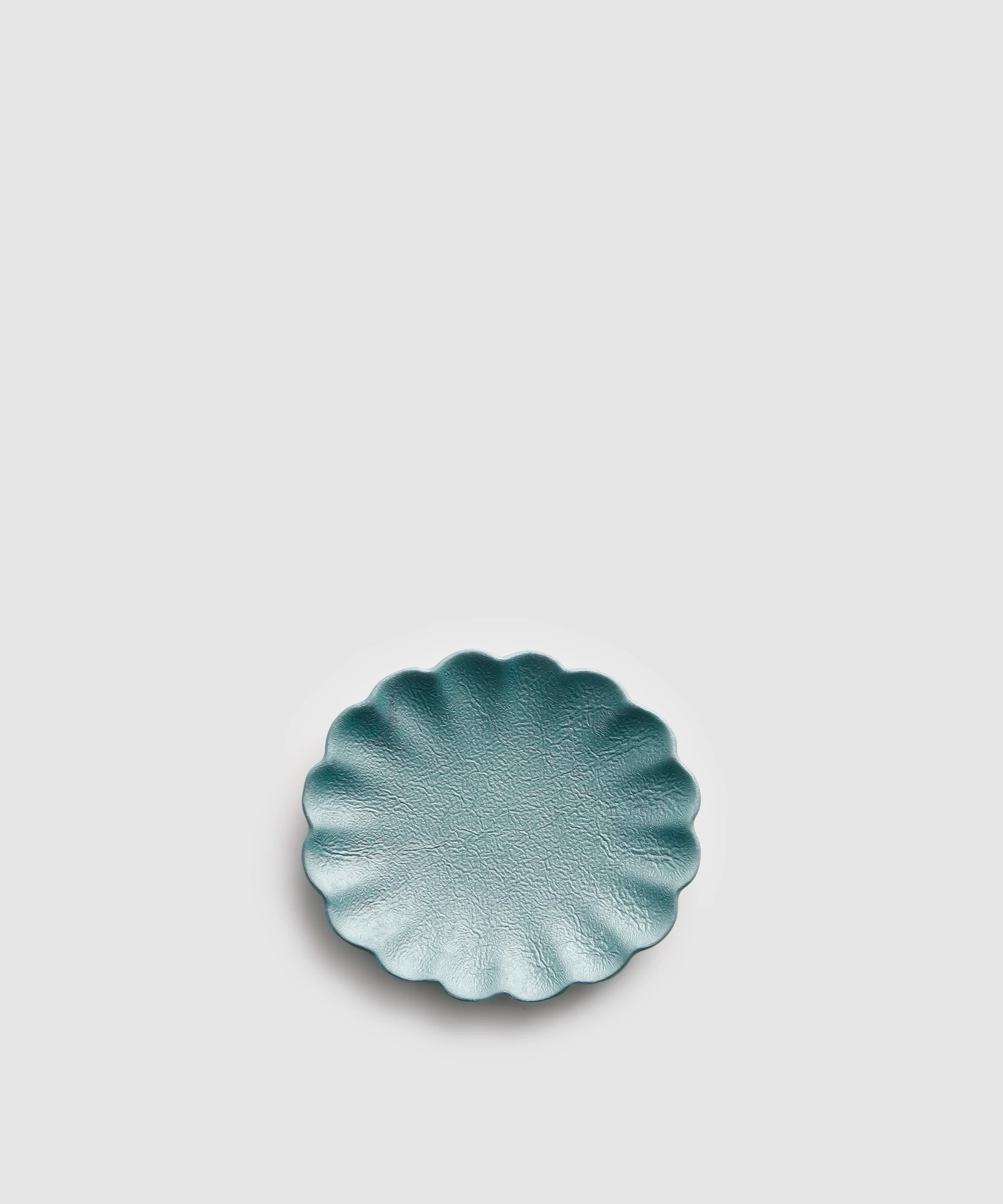 Classic - 輪花皿 - turquoise green
