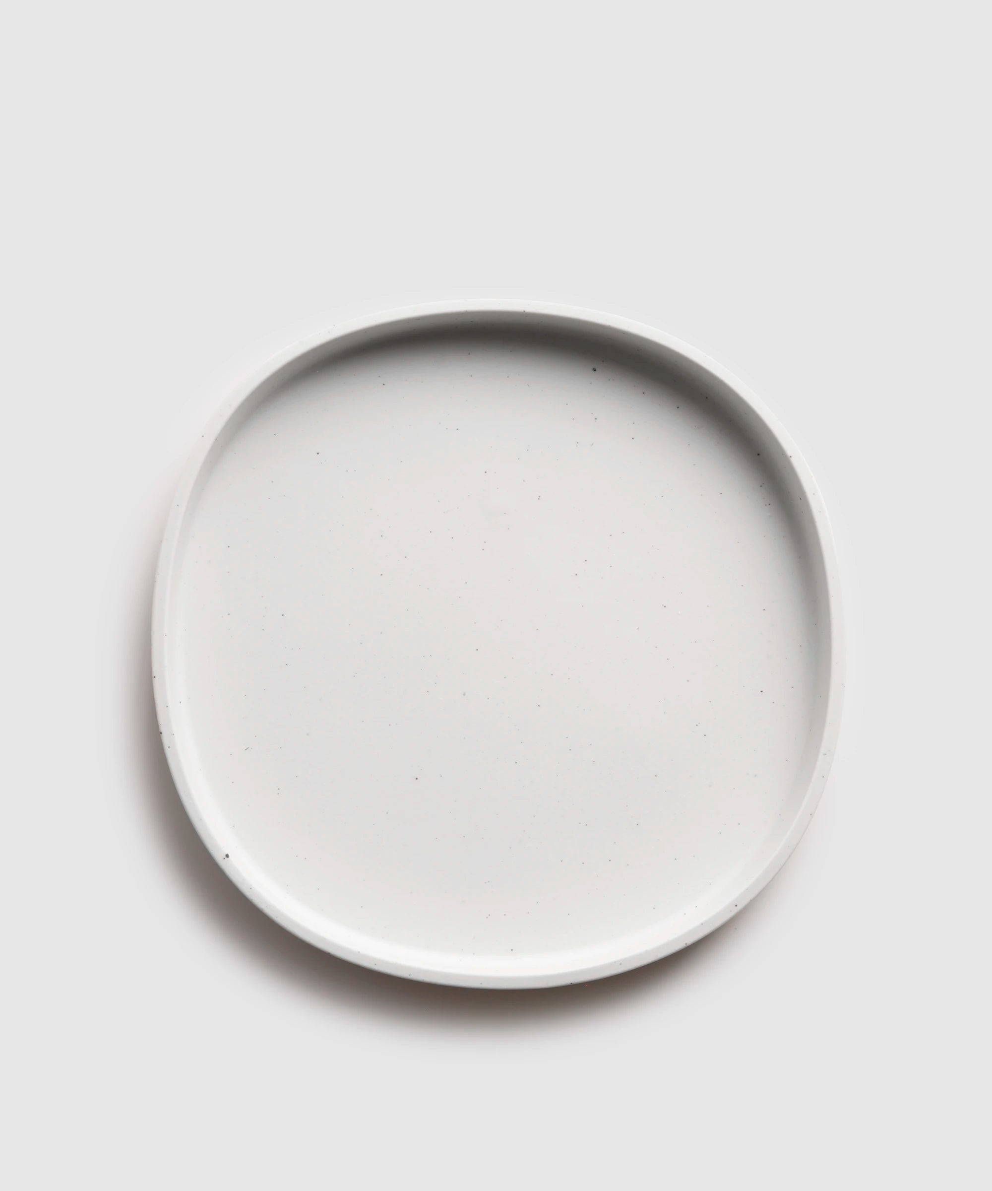 terra - square plate natural