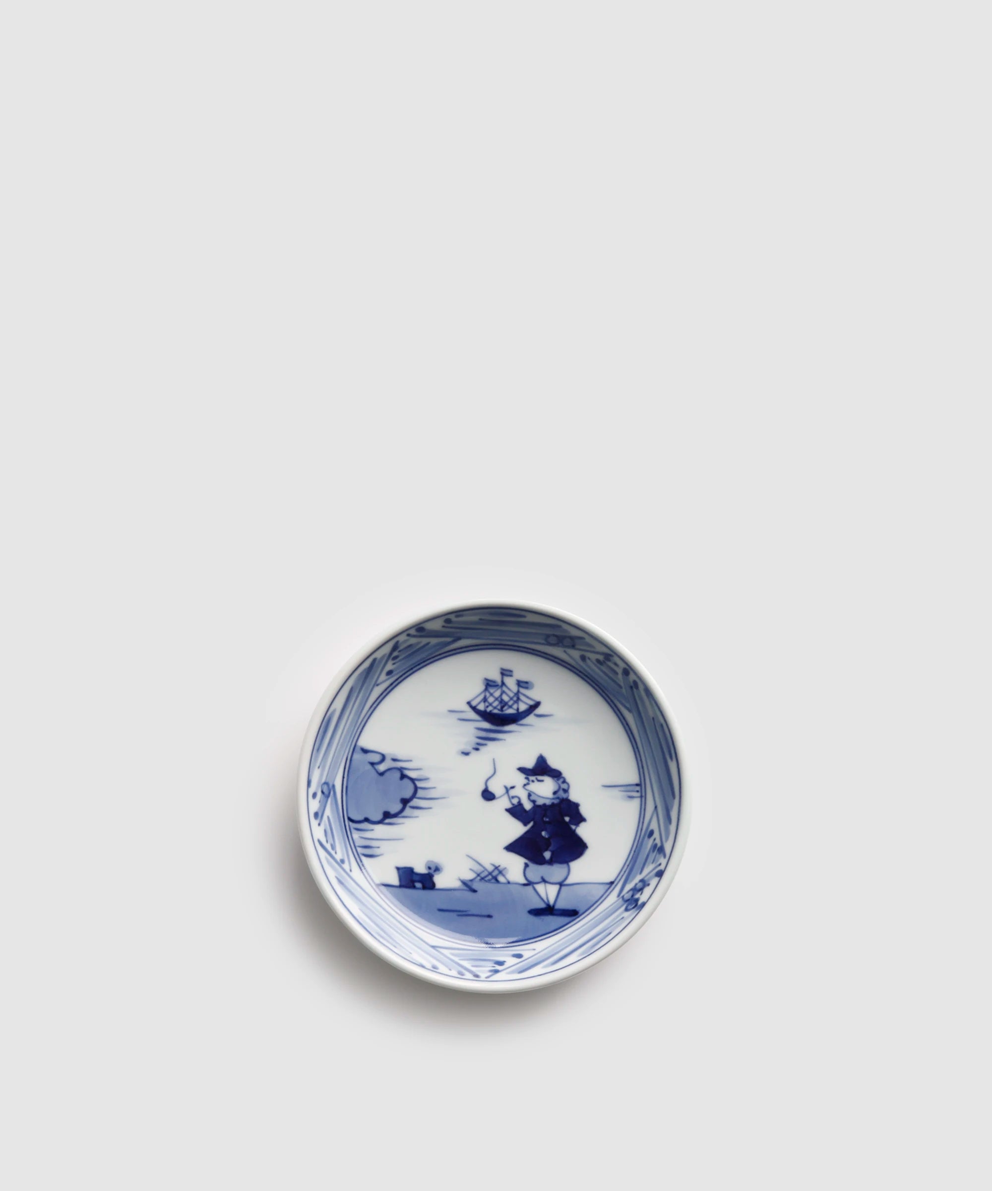 長崎紋 - 渕上り4寸皿