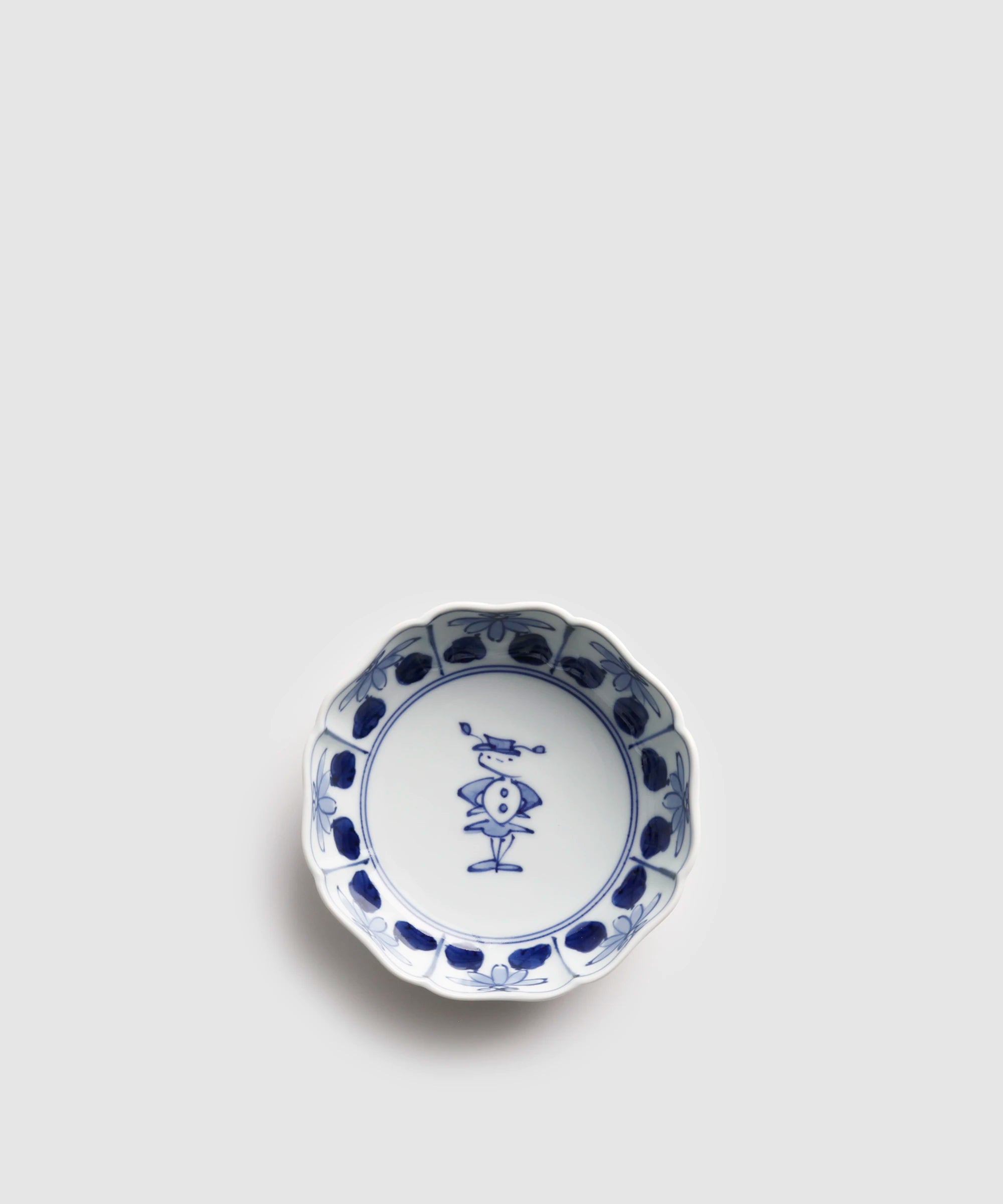 花と人形 - 4寸小鉢
