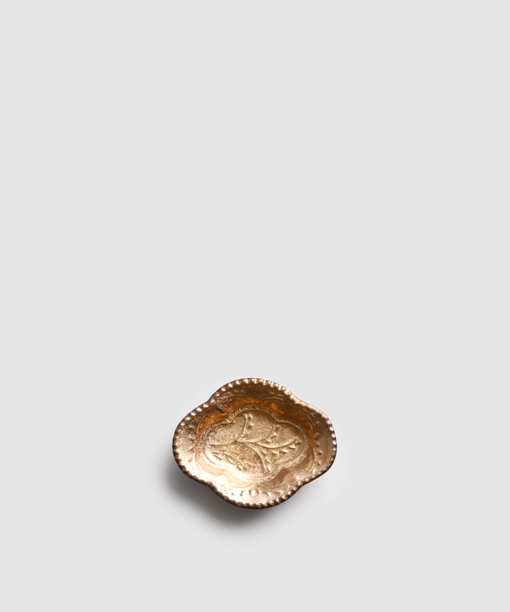 金塗 - 木瓜型小皿
