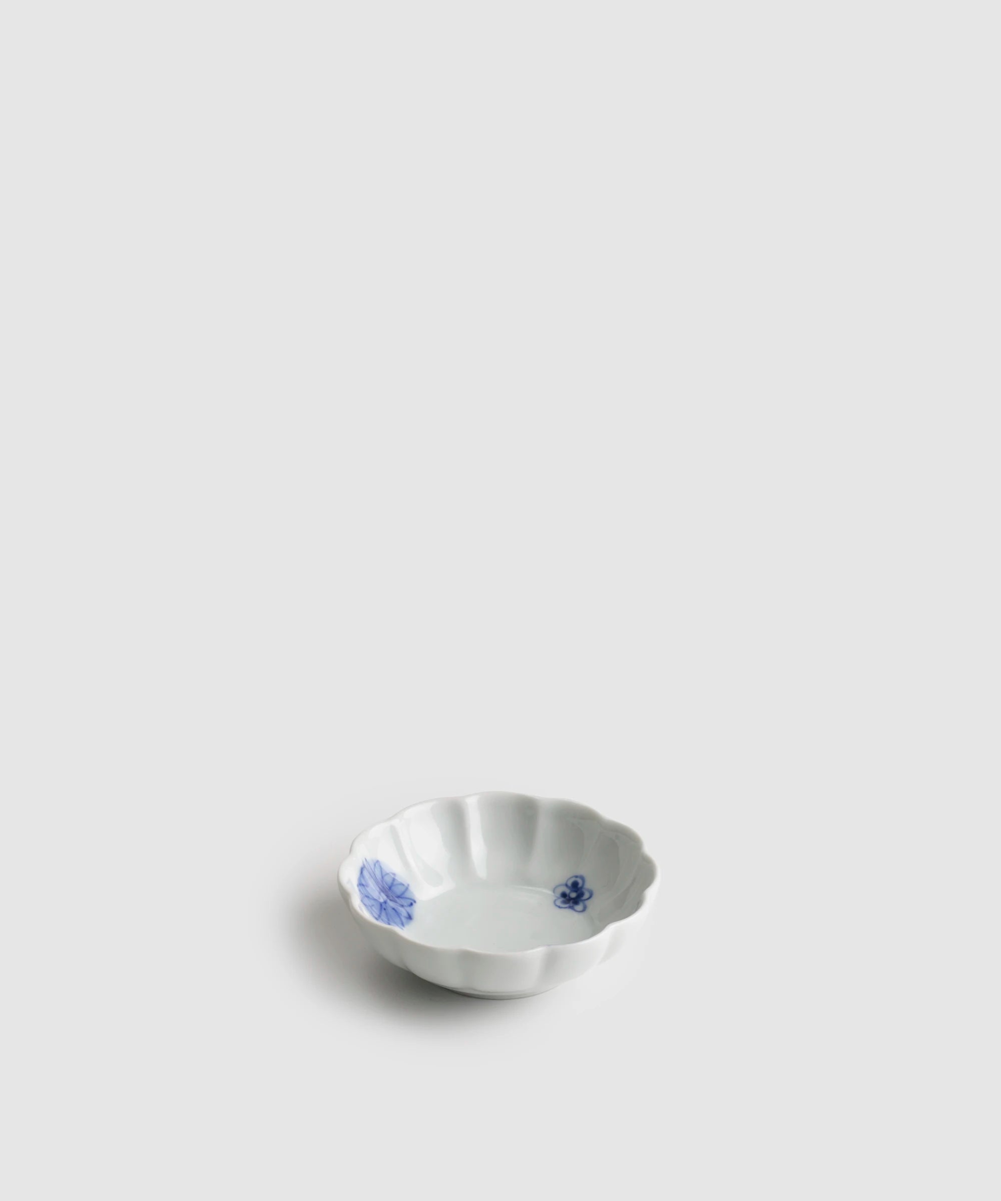 濃小花 - 菊割豆皿