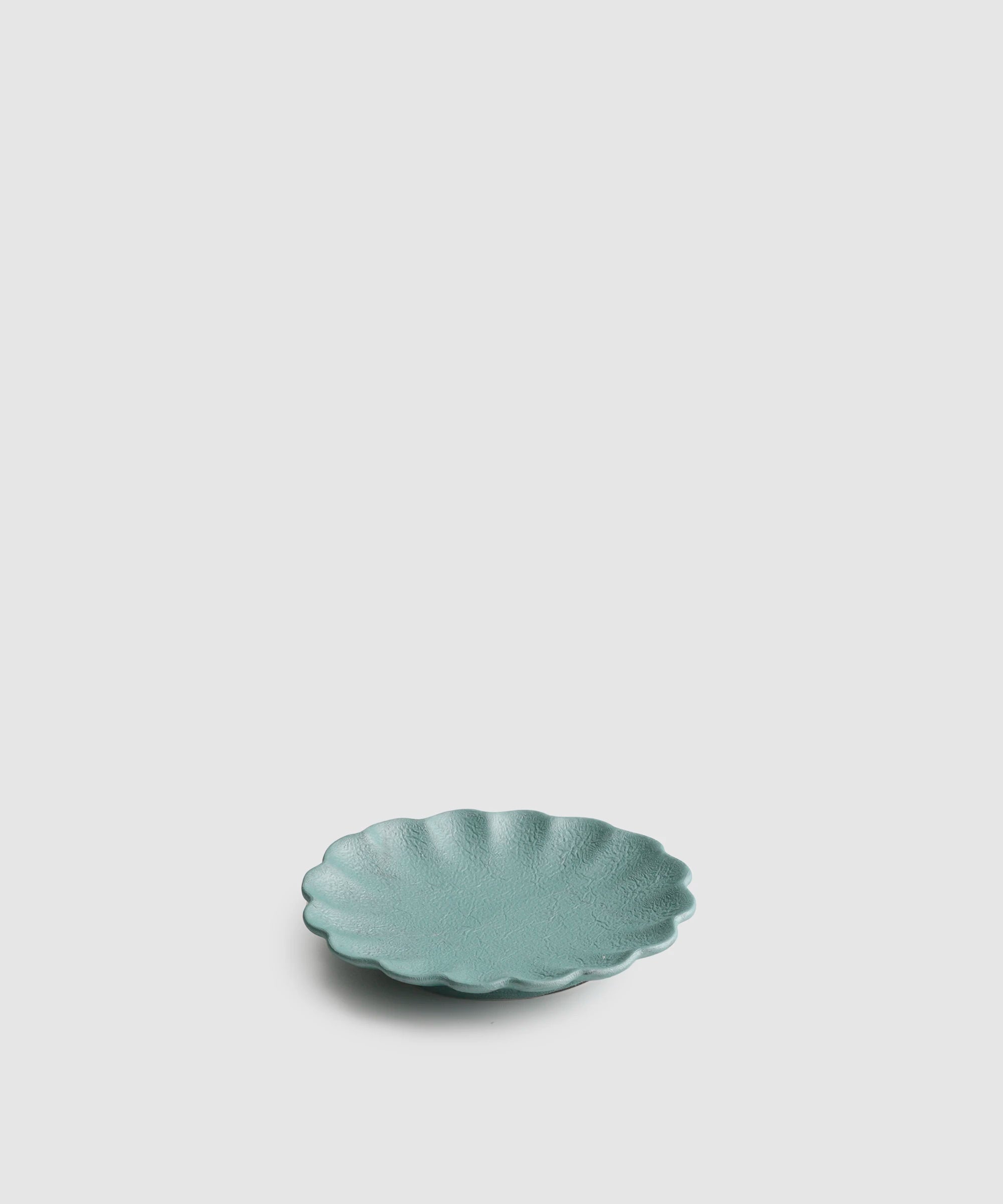 Classic - 輪花皿 - turquoise green