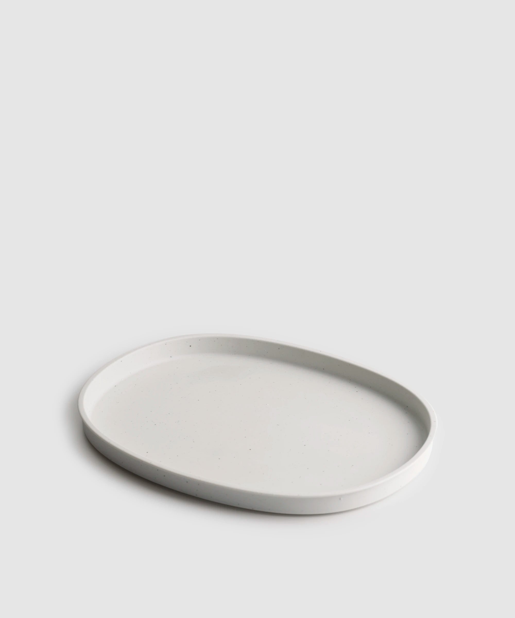 terra - oval plate natural