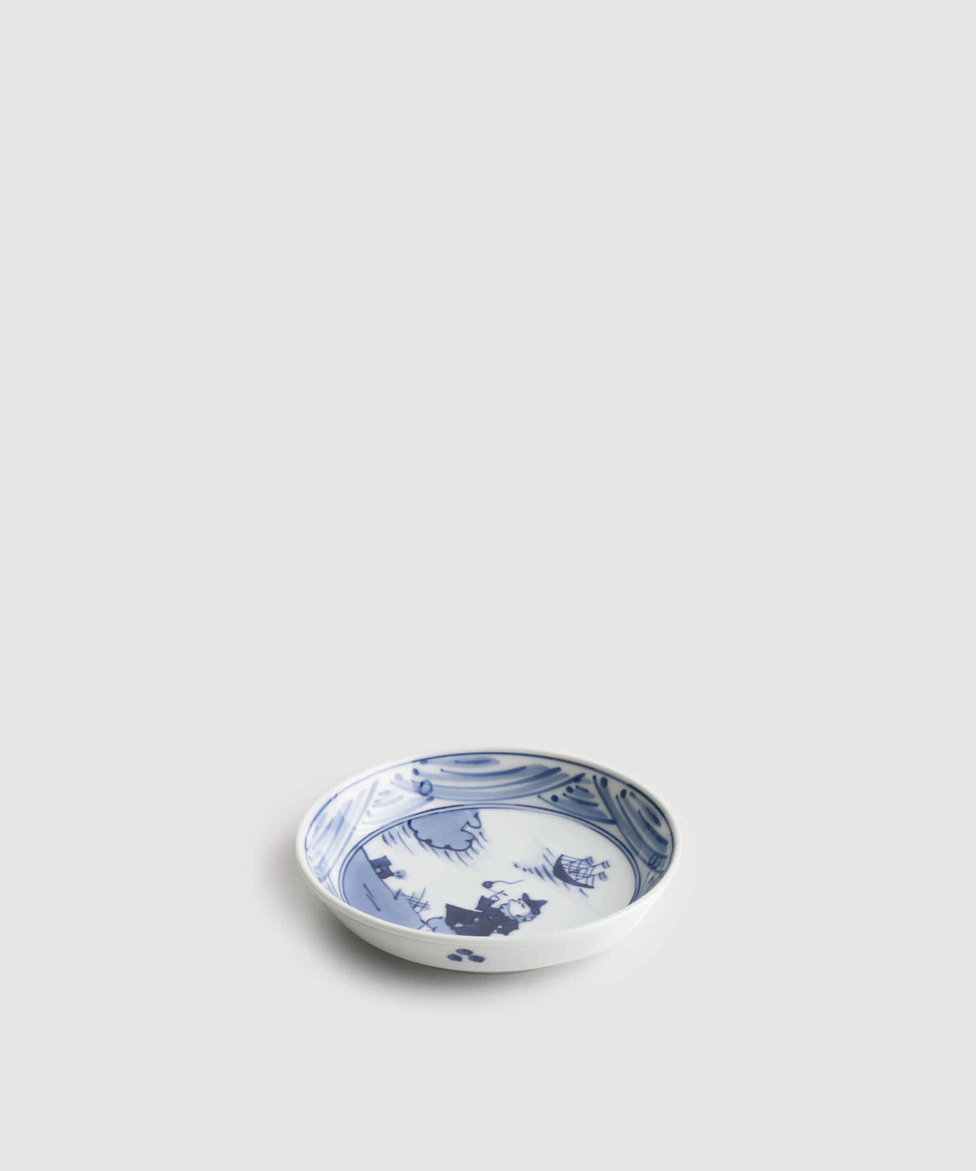 長崎紋 - 渕上り4寸皿