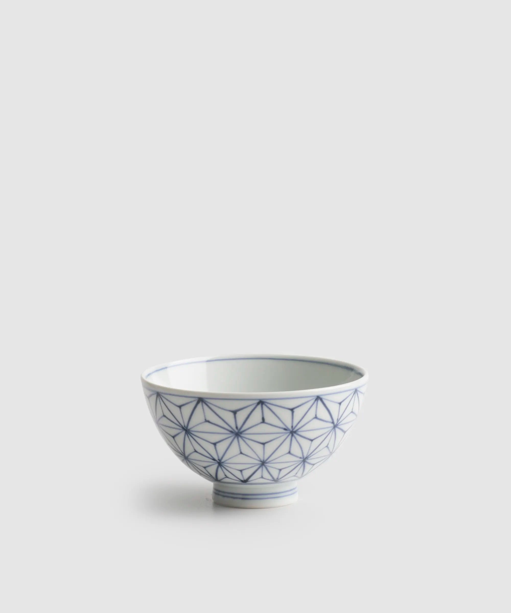 麻の葉 - 3.5寸丸飯碗