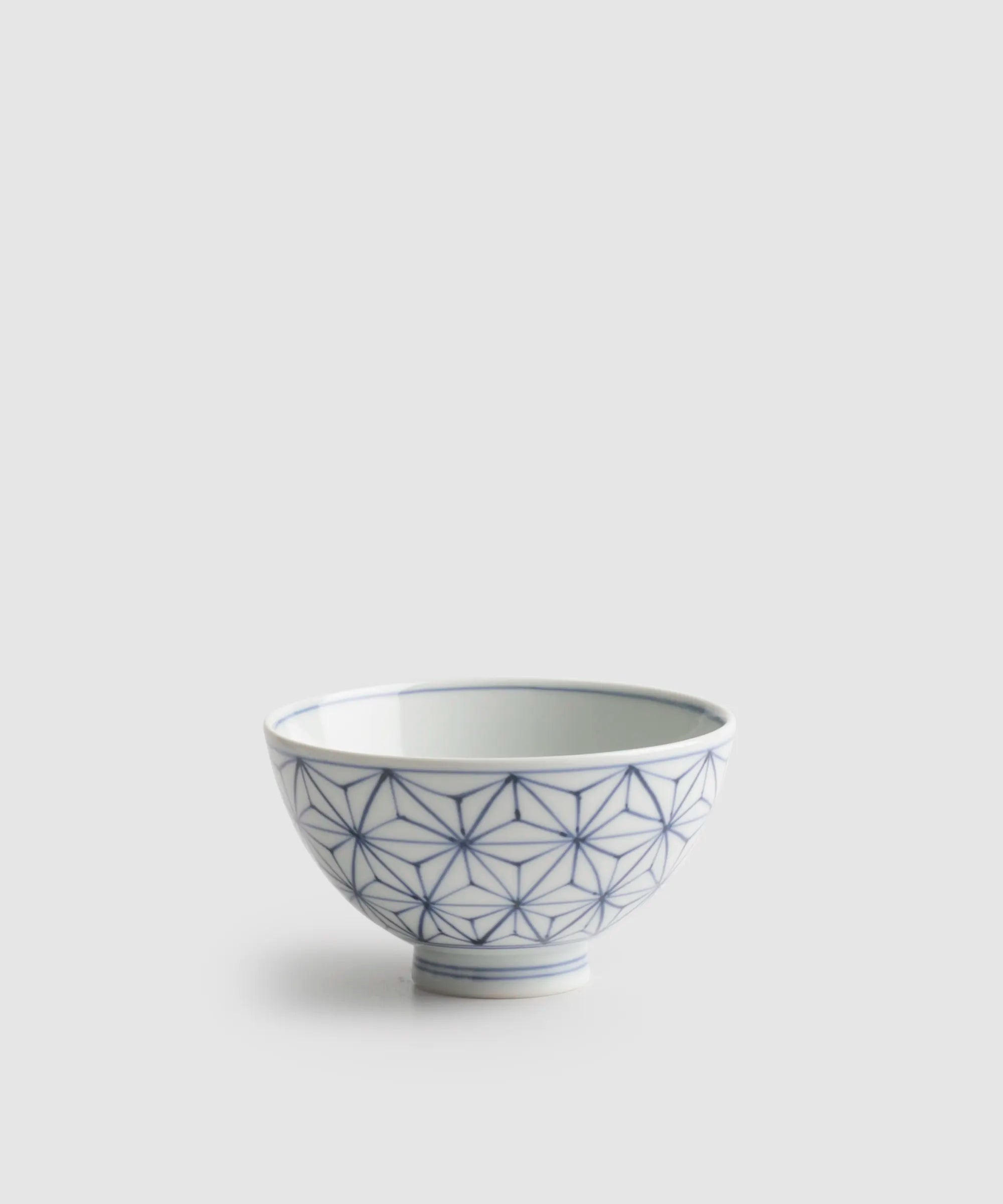 麻の葉 - 3.8寸丸飯碗
