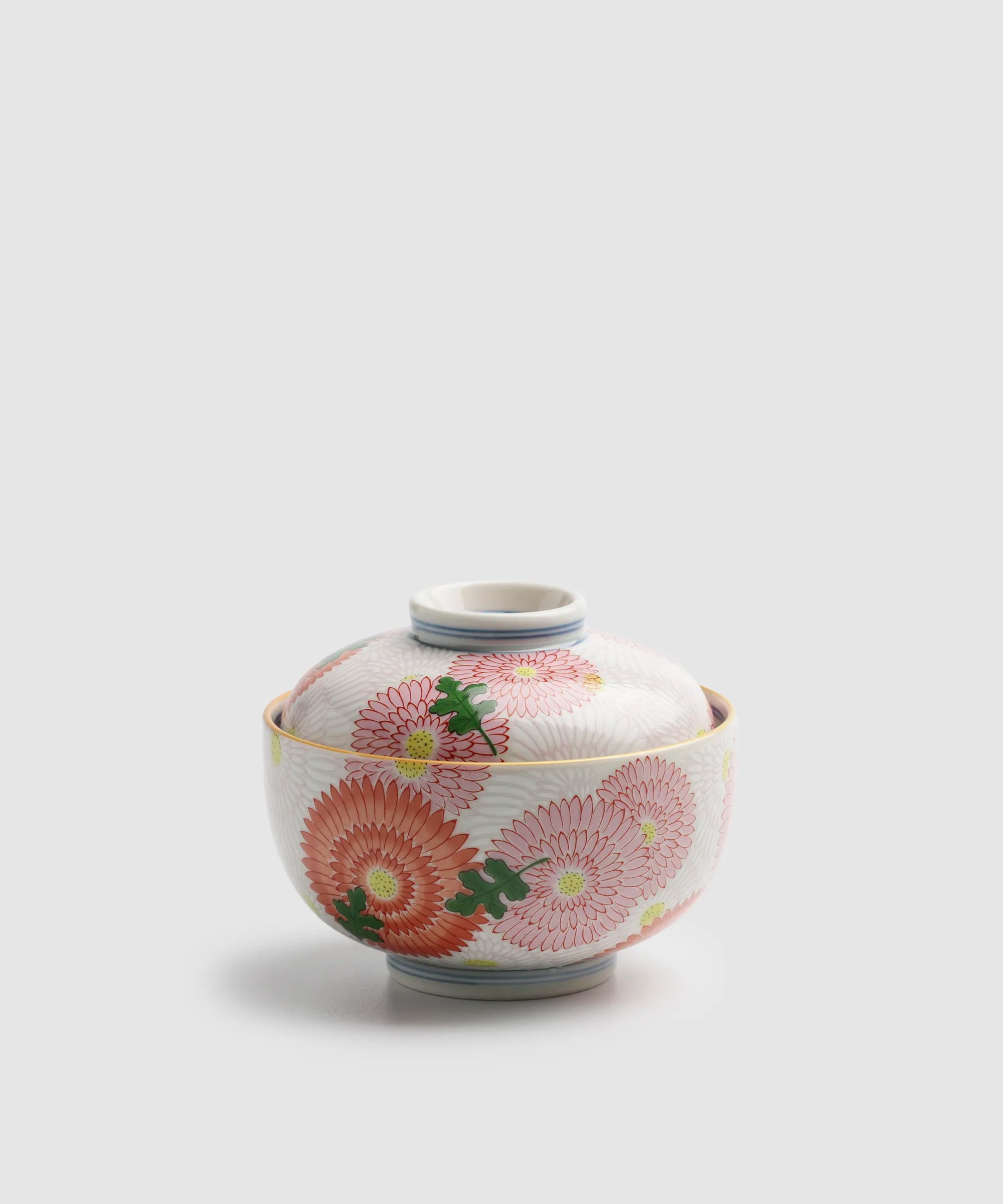 錦菊花尽くし - 小蓋物