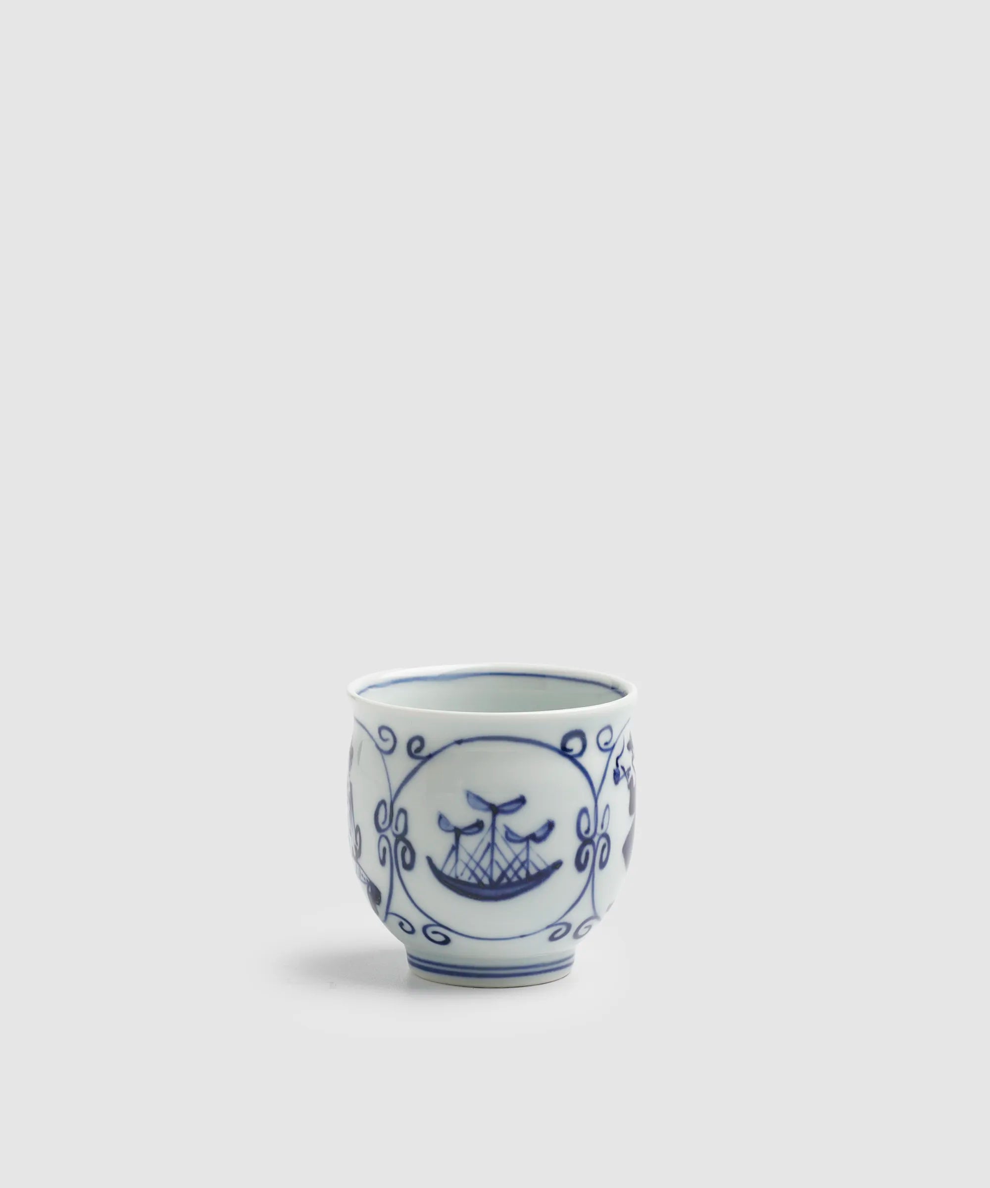 間取南蛮図 - 湯呑