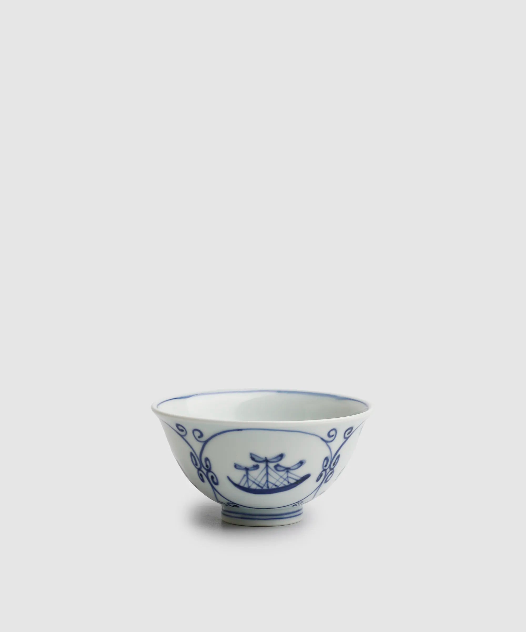 間取南蛮図 - 反飯碗(3.8寸 / 3.5寸)