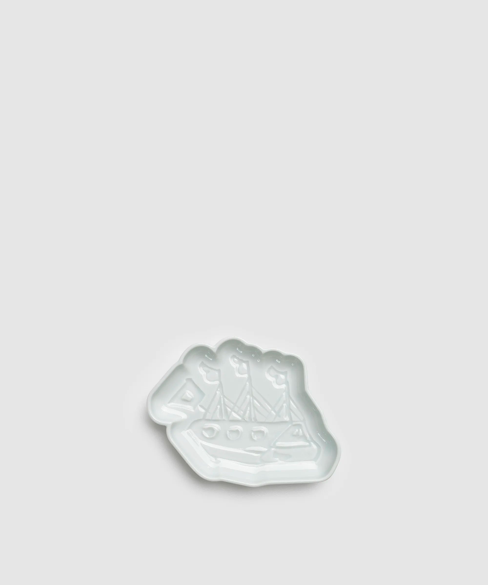 刻(とき)の小皿 - オランダ船