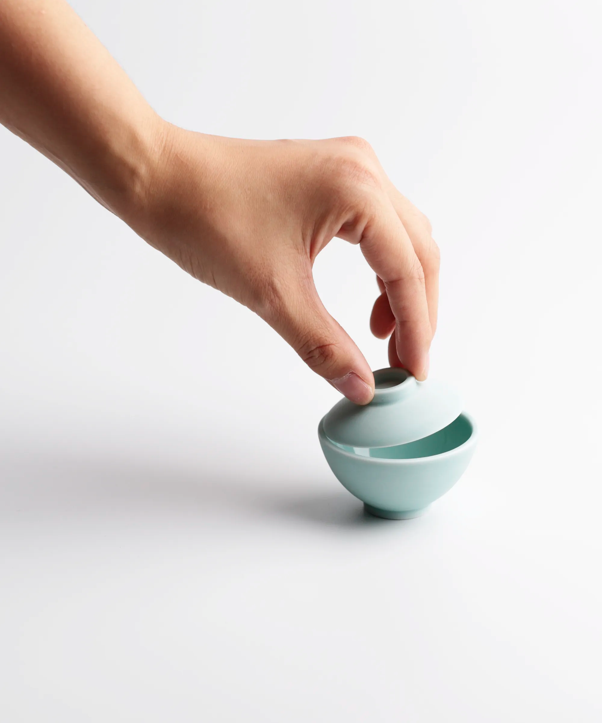 青磁ブラスト 豆茶わん(単品)