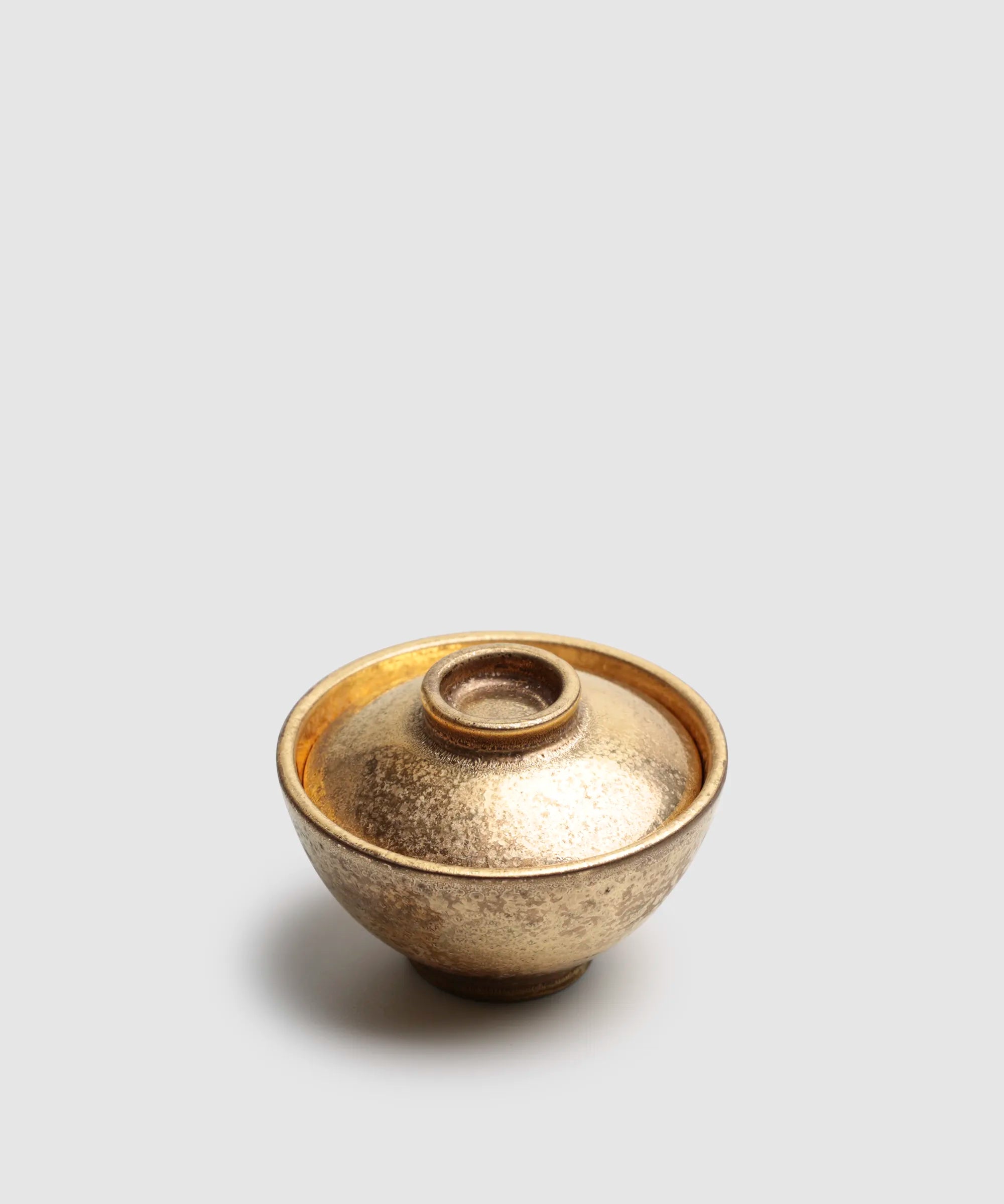 黒柚子全金塗 豆ちゃわん(単品)