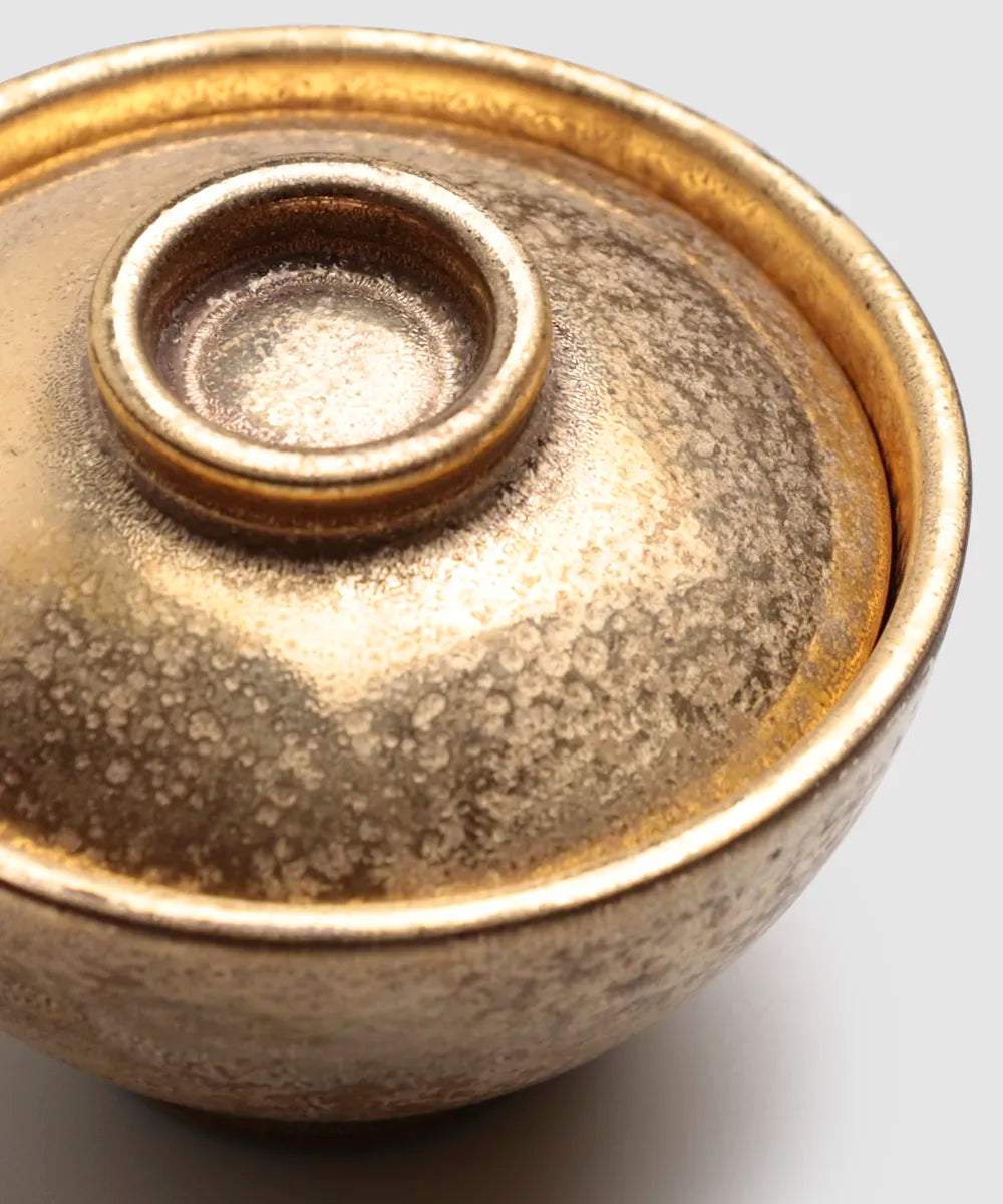 黒柚子全金塗 豆ちゃわん(単品)