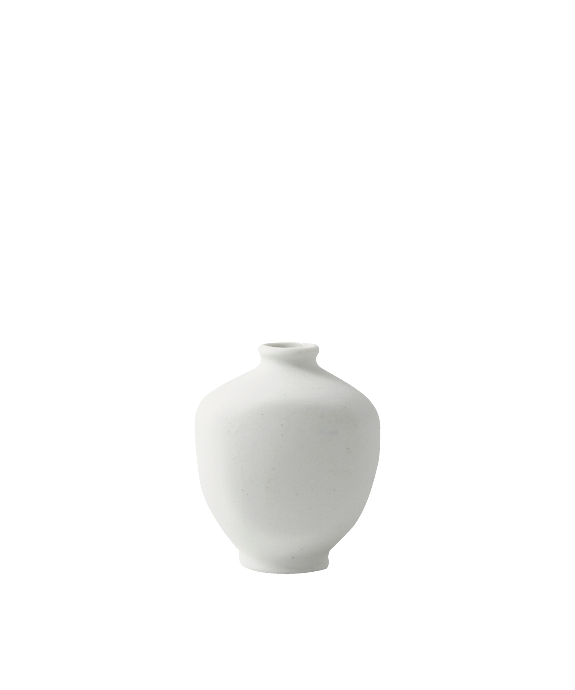 涙壺 - 扁壺型 白磁 | 有田焼(ありたやき)の専門通販 Realita Ceramics