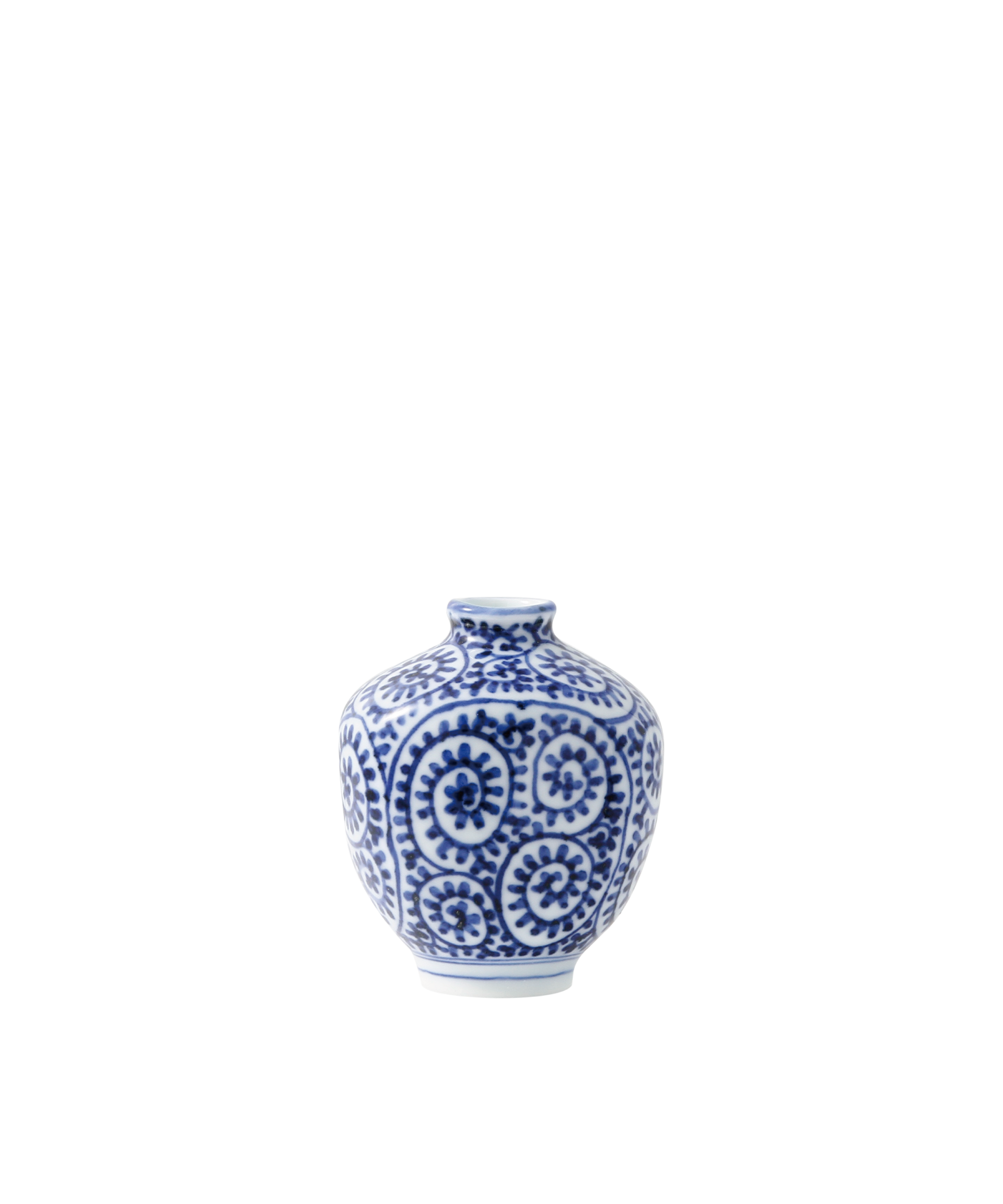 涙壺 - 扁壺型 染付 | 有田焼(ありたやき)の専門通販 Realita Ceramics