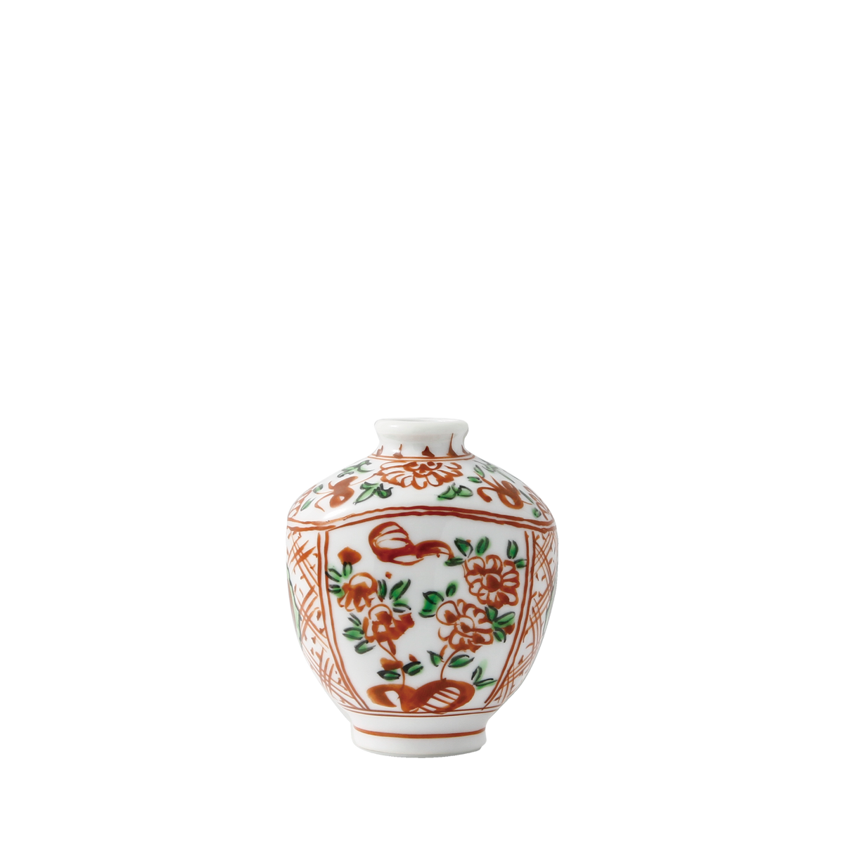 涙壺 - 扁壺型 赤絵 | 有田焼(ありたやき)の専門通販 Realita Ceramics 涙壺 - 扁壺型 赤絵 | 有田焼(ありたやき)の専門通販 Realita Ceramics
