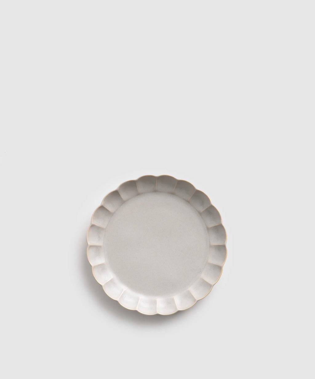 sherbet gray - 輪花5寸皿 | 有田焼(ありたやき)の専門通販