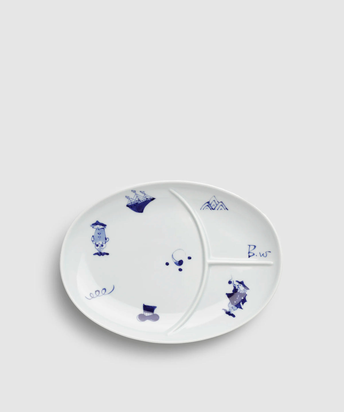 異人づくし- 仕切皿 | 有田焼(ありたやき)の専門通販 Realita Ceramics Store (リアリタ)公式サイト