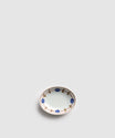 染錦丸紋つなぎ - 楕円豆皿