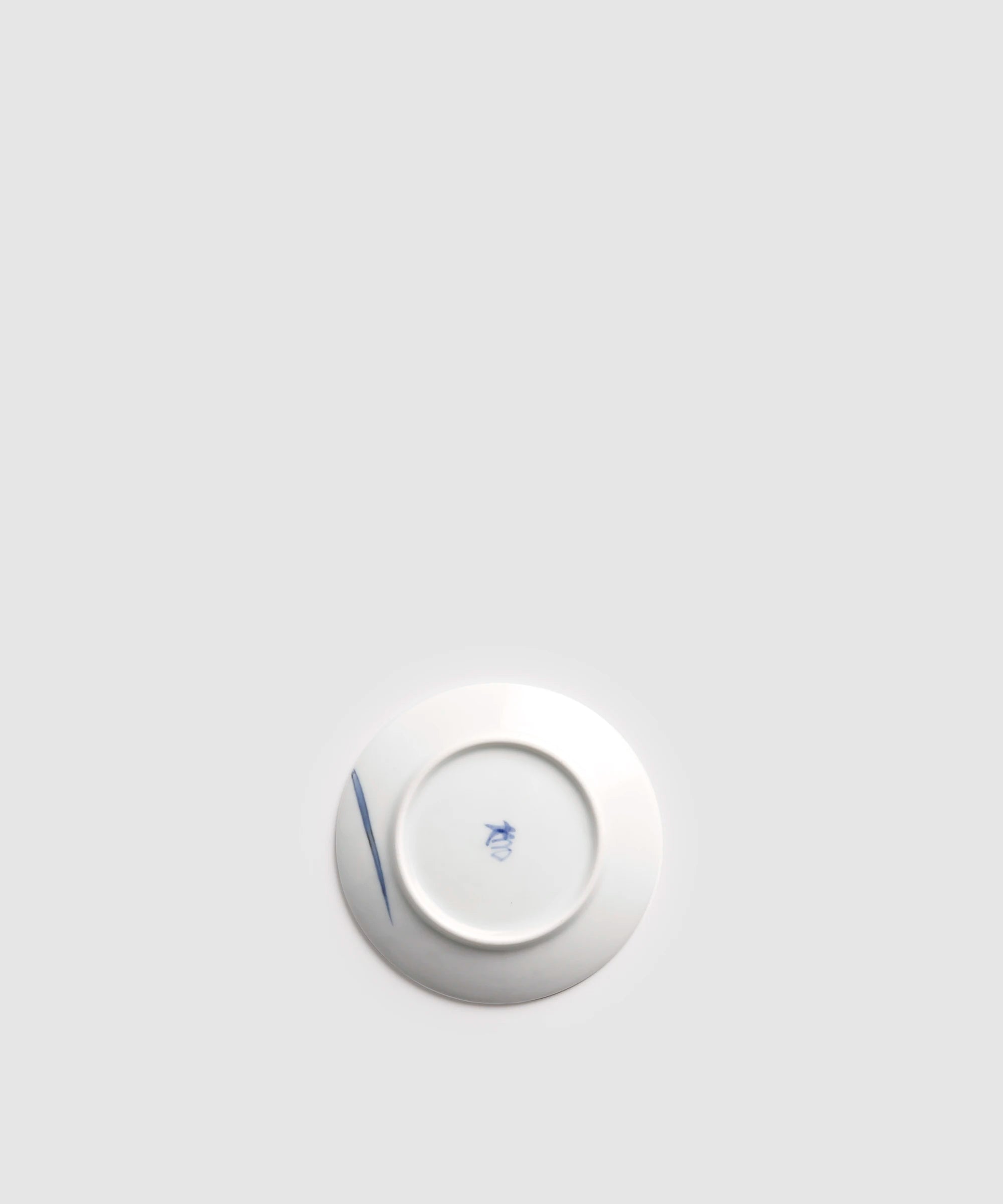 染付海老絵 - 3寸平小皿