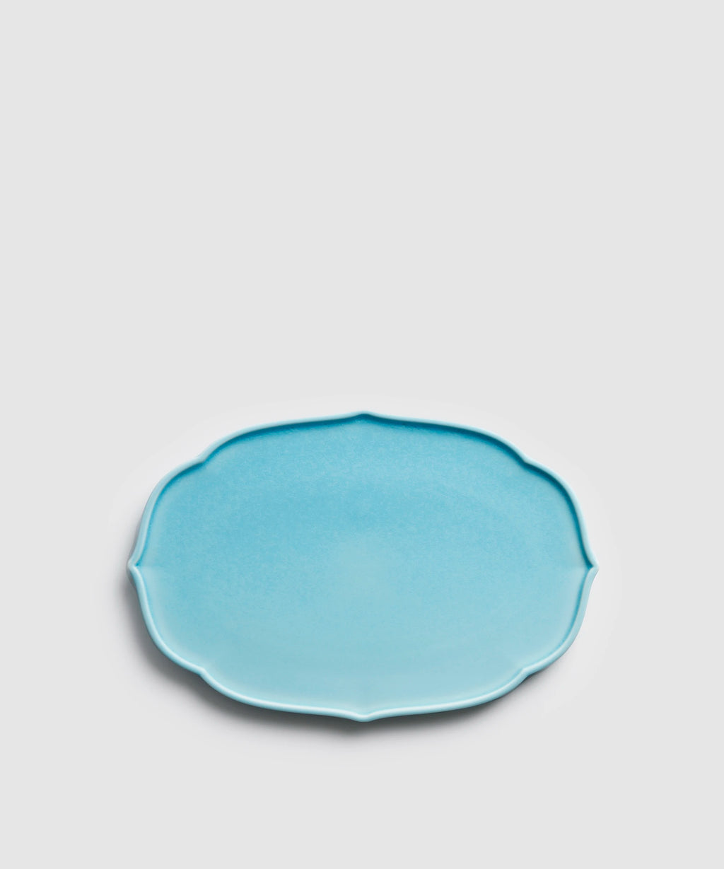   ブルーフルーテッド楕円皿 楕円・変形プレート特集 | ブランド洋食器専門店ル・ノーブル