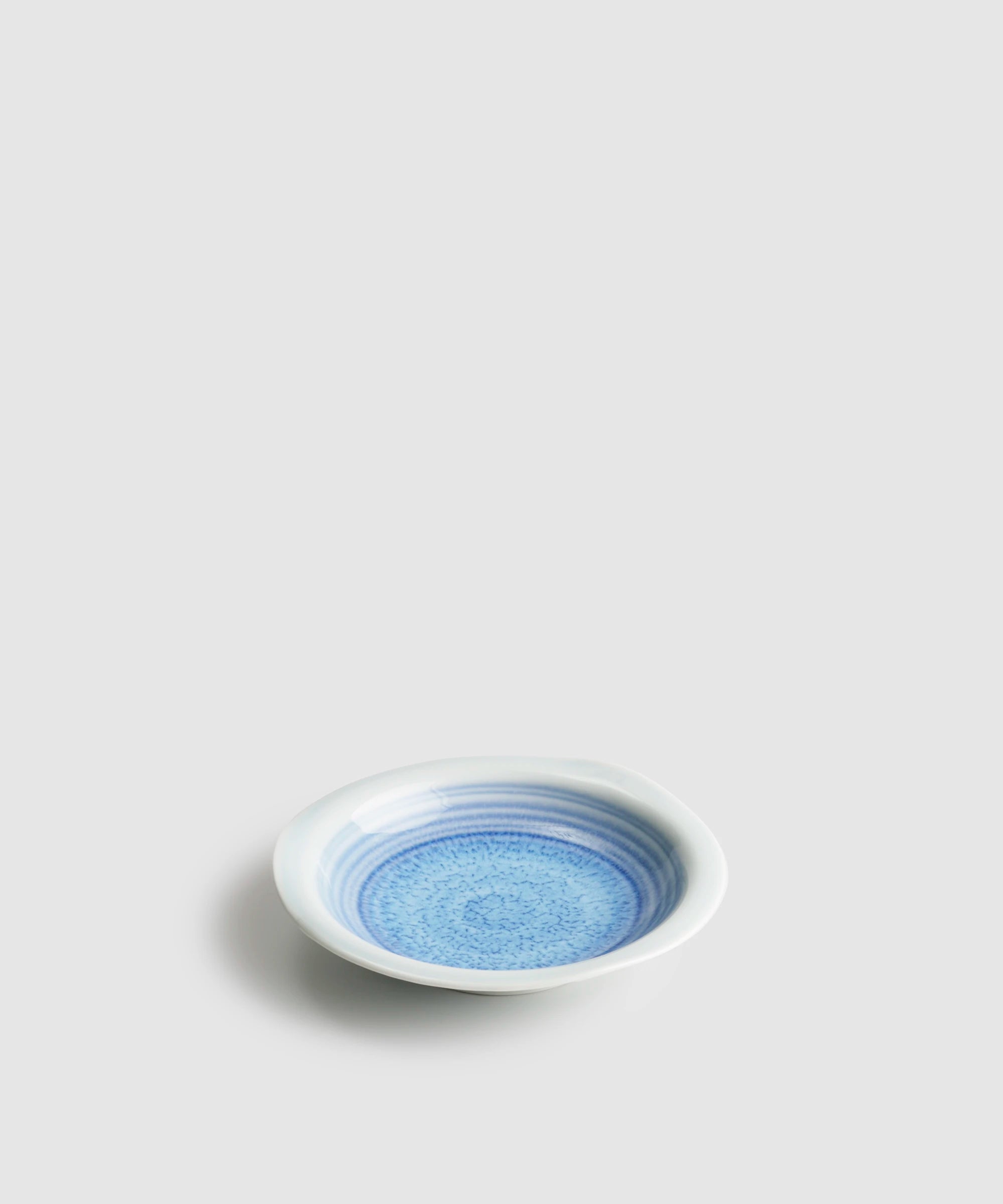 青白磁結晶釉 - 銘々皿