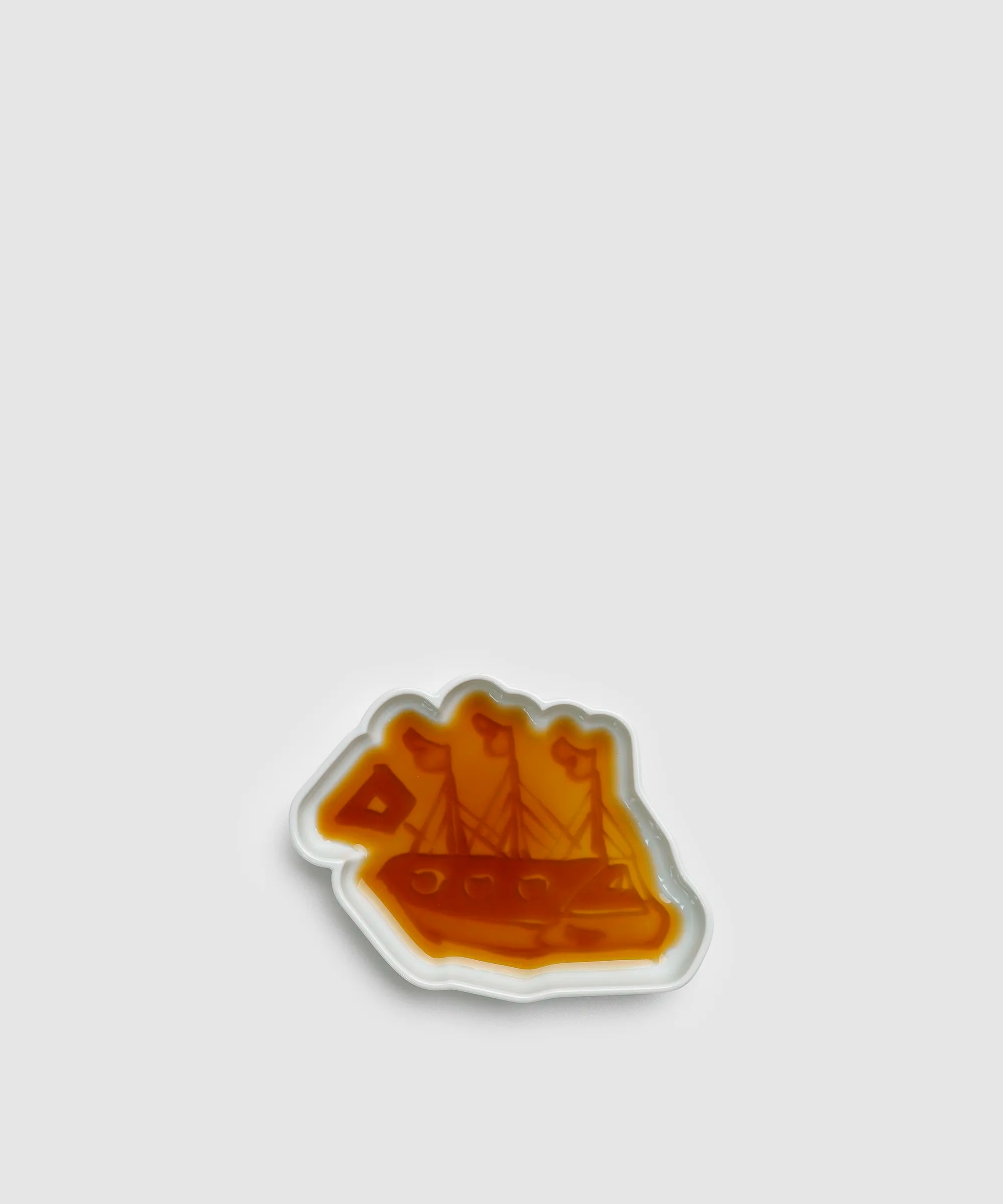 刻(とき)の小皿 - オランダ船